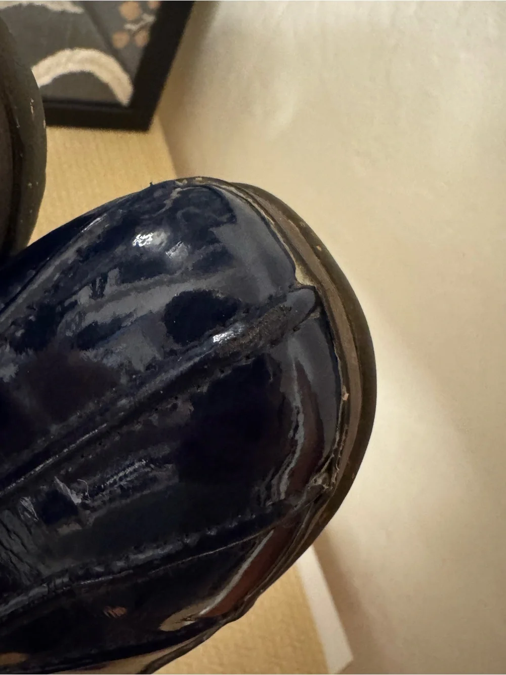 UGG Waterproof Duck Boots Brown & Navy Blue Lace Up Size 8 Women